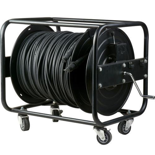 Camplex LEMO FUWPUW-7 Camera Cable with Gepco Mini 7.8mm Bend Insensitive SMPTE 311 Fiber on JackReel XL1