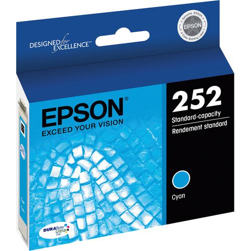 Epson T252 DURABrite Ultra Standard-Capacity Cyan Ink Cartridge