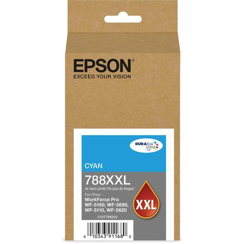 Epson T788XXL Extra High-Capacity DURABrite Ultra Cyan Ink Cartridge