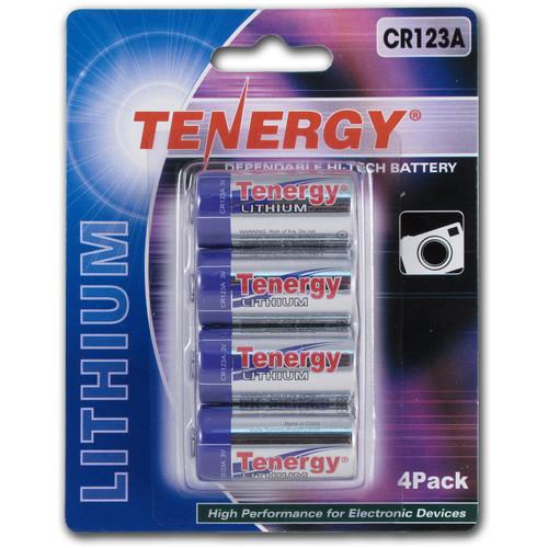 Fenix Flashlight Tenergy CR123A Lithium Propel Batteries - 4-pack of-Pack