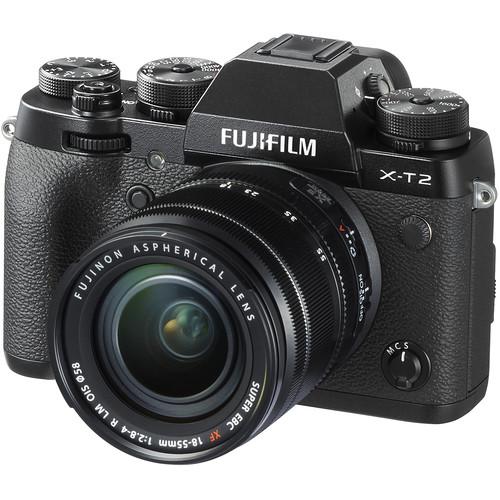 FUJIFILM X-T2 Mirrorless Digital Camera with 18-55mm Lens