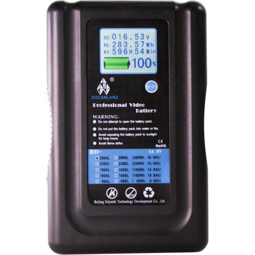 Intellytech Socanland 280Wh Lithium-Ion Battery with Anton Bauer Mount