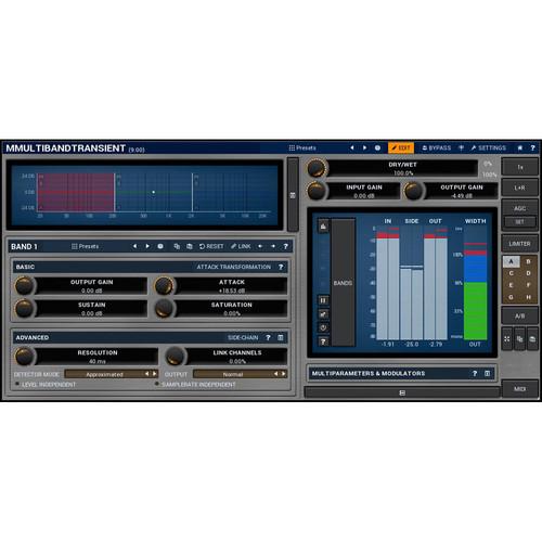 MeldaProduction MMultiBandTransient - Transient Adjustment Plug-In