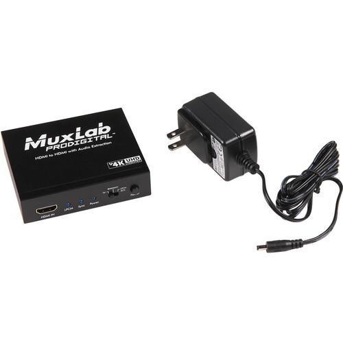 MuxLab HDMI to HDMI UHD-4K with Audio Extraction