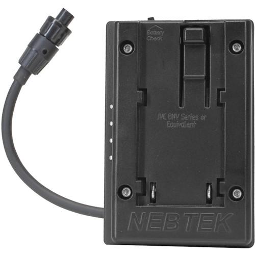 Nebtek 12V DV Battery Adapter with JVC Faceplate for AJA Mini Converter
