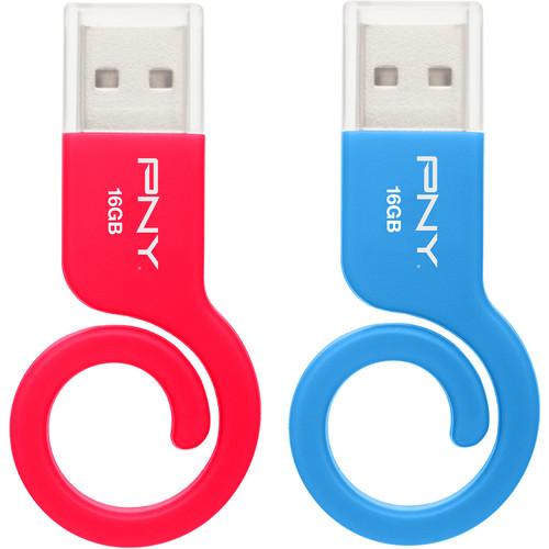 PNY Technologies 16GB Monkey Tail USB 2.0 Flash Drive