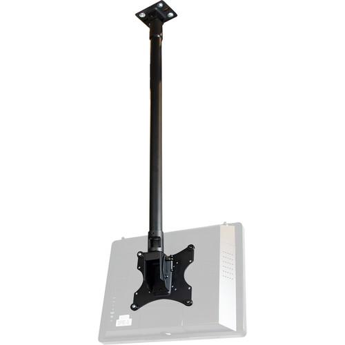 ViewZ Vesa Ceiling Mount Kit with Pole for Select 23 to 42" CCTV & Video Wall Monitors