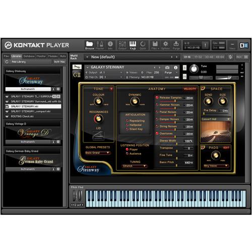 Best Service Galaxy II Steinway - Virtual Instrument