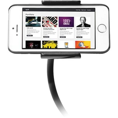 CTA Digital Adjustable Clip-On Stand for Smartphones and Mini Tablets