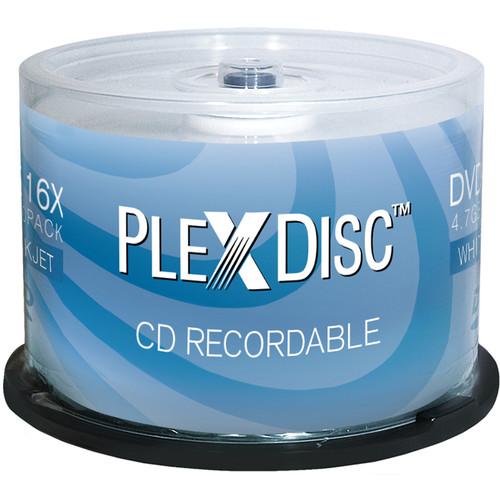PlexDisc 700MB CD-R White Inkjet Printable