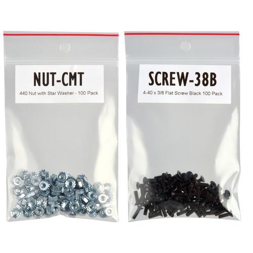 TecNec 38B Flat Head Screws with Nut & Washers Kit