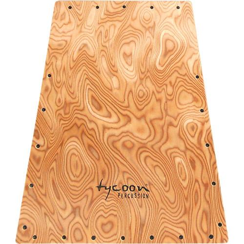 Tycoon Percussion Vertex Series Makah Burl Front Plate Replacement for TKVXS-29 Cajon