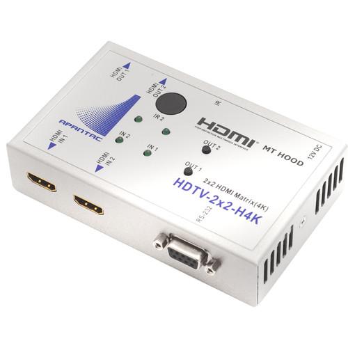 Apantac HDTV-2X2H-4K HDMI 2 x 2 4K Matrix Switch