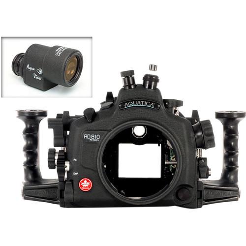 Aquatica AD810 Pro Underwater Housing for Nikon D810 with Aqua VF