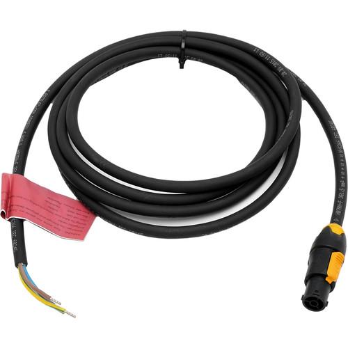 ARRI powerCON TRUE 1 to Bare Ends Mains Cable for SkyPanel Lights