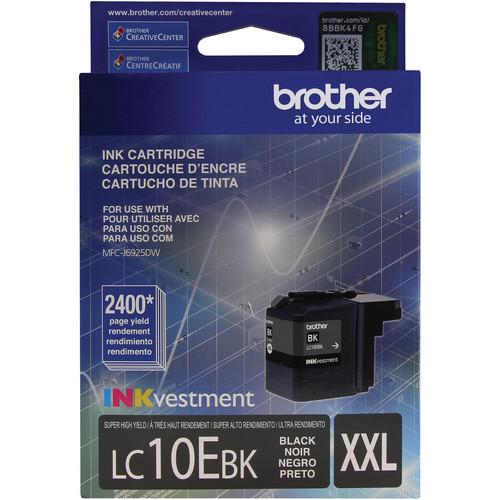 Brother LC10EBK INKvestment Super High Yield Black Ink Cartridge