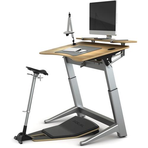 Focal Upright Furniture Locus Bundle Pro with Desk & Shelf, Seat, and Mat