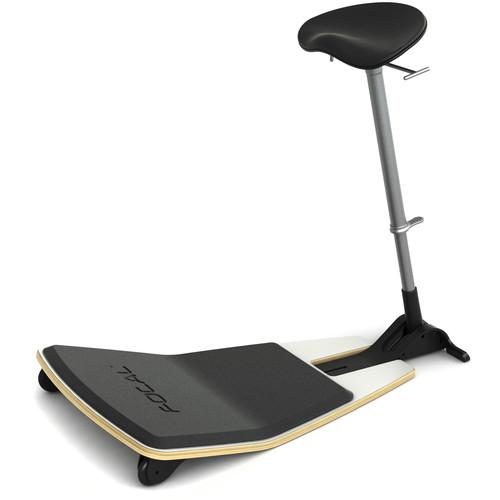 Focal Upright Furniture Locus Leaning Seat with Anti-Fatigue Mat