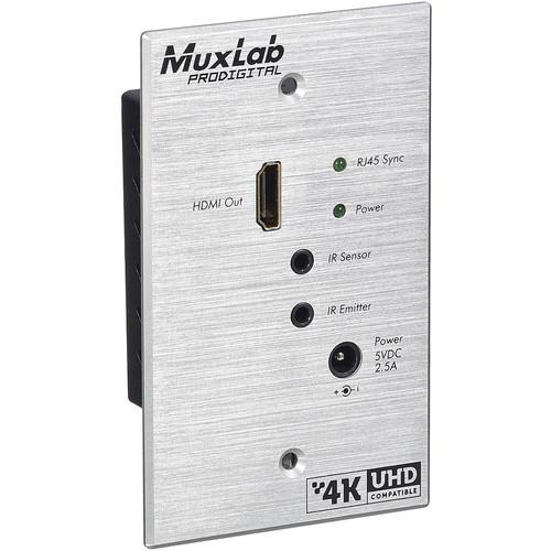MuxLab 500451-WP-RX HDMI Receiver for Standard Wall Plate