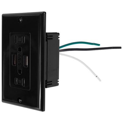 NewerTech Power2U 15A Dual AC Outlet with Two USB Charging Ports