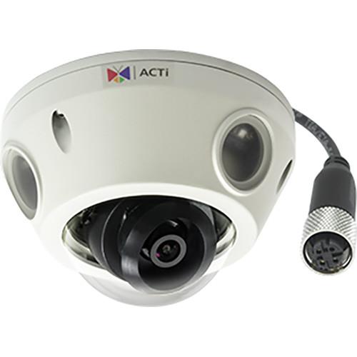 ACTi 2MP Outdoor Mini Dome Camera with 2.55mm Fixed Lens and M12 Connector
