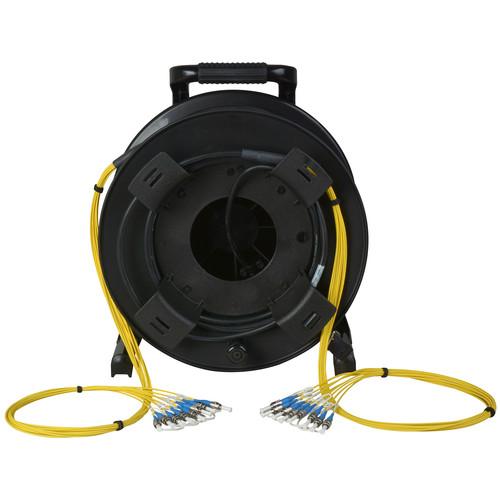 Camplex 8-Channel Fiber Optic Tactical Cable Reel with ST Connectors