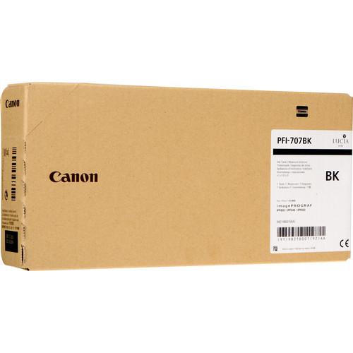Canon PFI-707BK Black Ink Cartridge