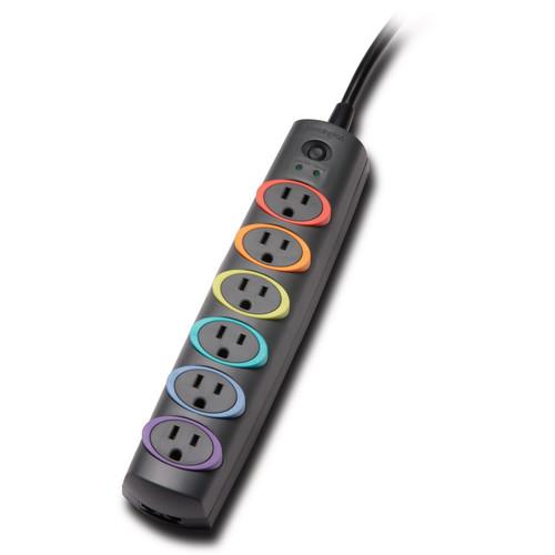 Kensington SmartSockets Standard 6-Outlet Surge Protector