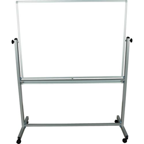 Luxor MB4836WW Mobile Magnetic Reversible Whiteboard