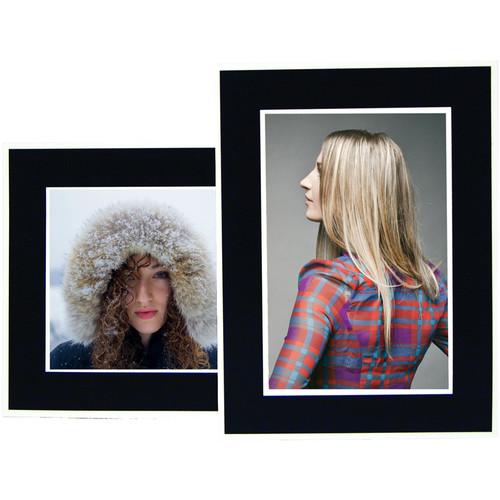 National Photo Folders Black Panel Display Easel