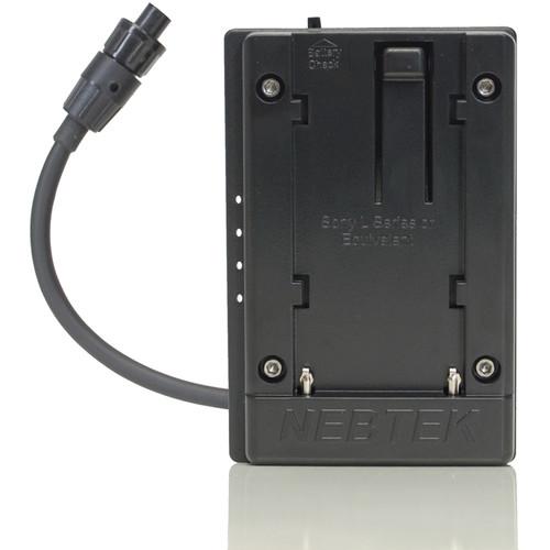 Nebtek Sony L Passthrough DV Battery Plate with AJA Connector