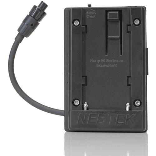 Nebtek Sony M 12V DV Battery Plate with AJA Connector