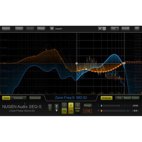 NuGen Audio SEQ-ST - Stereo Linear-Phase Spline EQ Plug-In