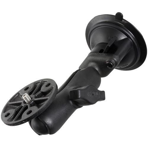 RAM MOUNTS Composite Twist Lock Suction Cup Mount with Round Base Adapter