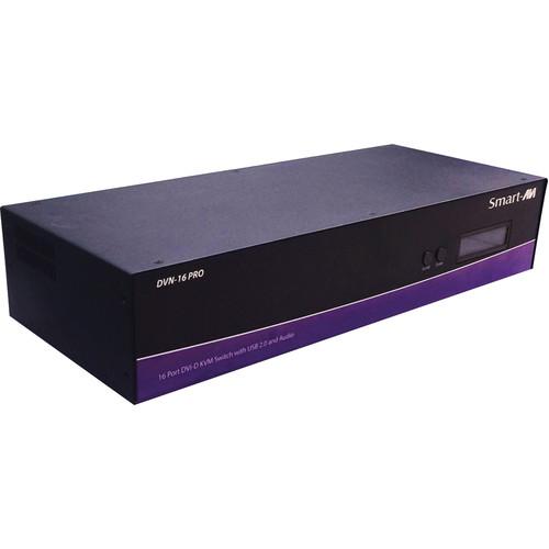 Smart-AVI DVN-16Pro 16-Port DVI-D KVM Switch with USB 2.0 Sharing