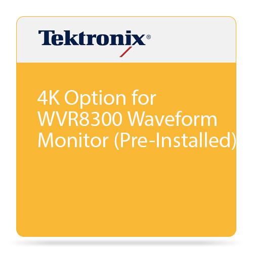 Tektronix 4K Option for WVR8300 Waveform Monitor