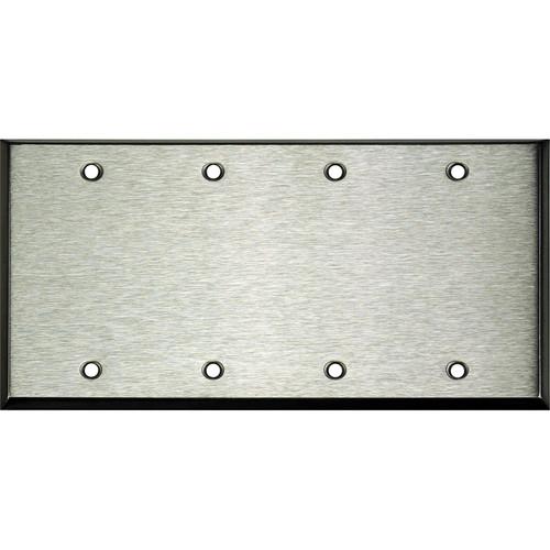 Whirlwind 4-Gang Blank Wall Plate
