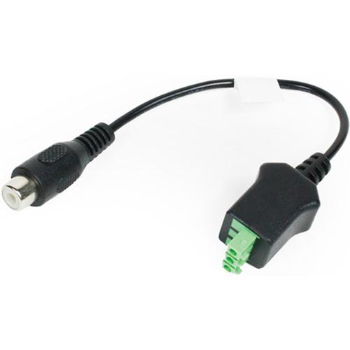 Williams Sound RCA to Mini-Phoenix Contact Cable for PPA T27 T35 T35-01 Transmitter