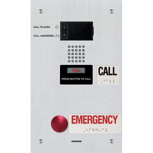 Aiphone IX-SS-2RA IP Addressable Dual-Call Button Audio Emergency Station for the IX Series Video Intercom Systems