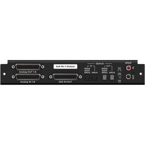 Apogee Electronics 8x8 Mk II Module - 16-Channel Analog and AES Optical I O Module for Symphony I O Mk II