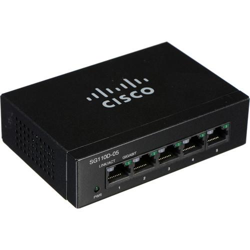 Cisco SG110D 110 Series 5-Port Unmanaged Network Switch