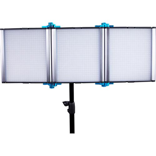 Dracast Silver Series LED1500 Daylight Foldable Panel with V-Mount Battery Plate