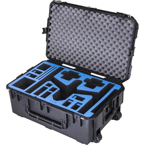 Go Professional Cases GPC-DJI-INSPIRE-1-T-X5 Watertight Hard Case with Wheels for DJI Inspire 1 in Travel Mode