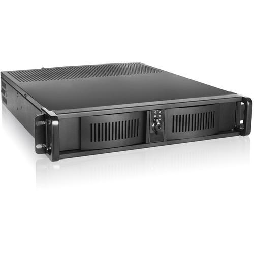 iStarUSA D-200 2 RU Compact Stylish Rackmount Chassis with 750W Redundant Power Supply
