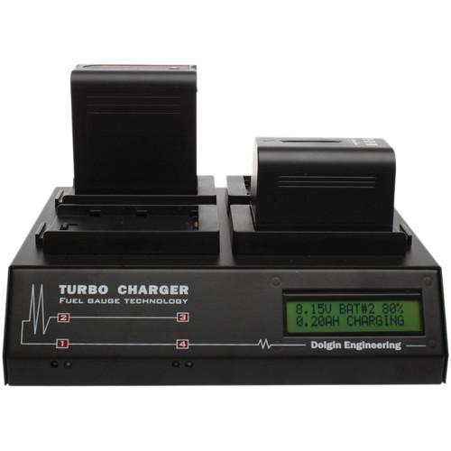 JVC TC400-TDM Four-Position Simultaneous Battery Charger for JVC SSL-JVC50 and SWIT S-8I50