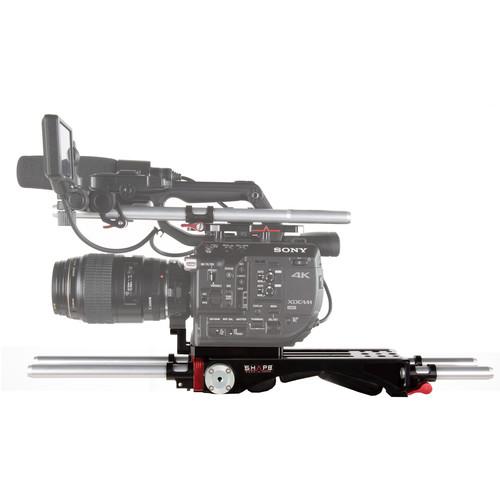 SHAPE Sony FS5 FS5M2 Baseplate V-Lock Quick Release with Metabones Support