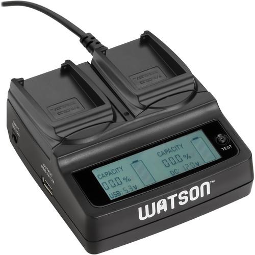 Watson Duo LCD Charger with 2 EN-EL23 Plates