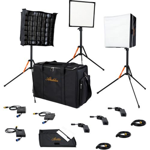 Aladdin Bi-Flex1 Bi-Color LED Panel 3-Light Kit