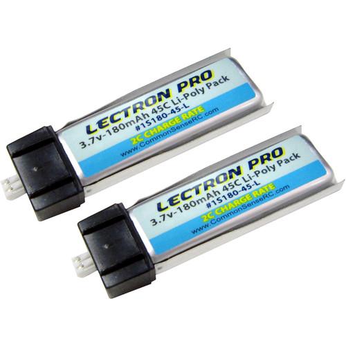 Common Sense RC Lectron Pro 3.7V 180mAh 45C LiPo Battery