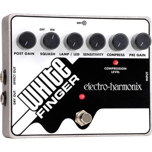Electro-Harmonix White Finger Analog Optical Compressor Pedal